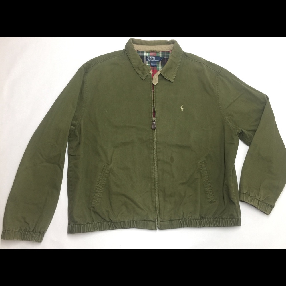 Polo Ralph Lauren olive green Jacket Plaid lined